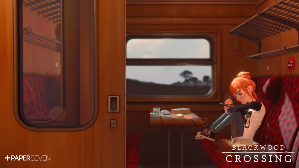 Past Scarlett on Train